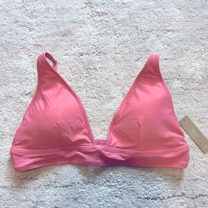 J Crew Dusty rose bikini top NWT